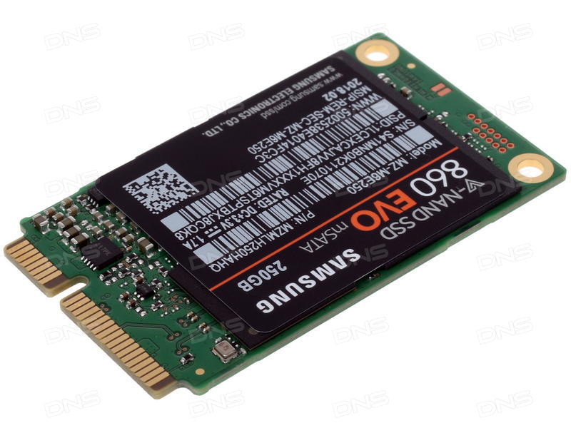 Samsung 860 EVO 250GB mSATA Internal SSD (MZ-M6E250BW) 618MC